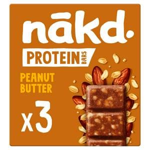 Nakd Peanut Butter Protein Bars 3x45g