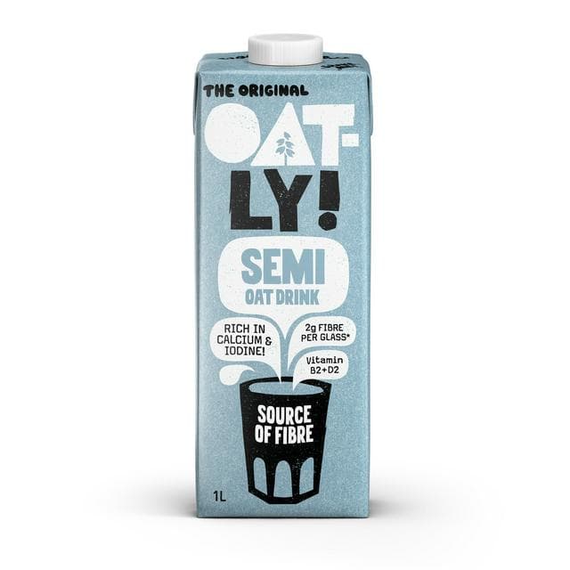 Oatly Semi Oat Drink Long Life 1L - gallery image 1