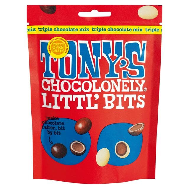 Tony's Chocolonely Littl' Bits Triple Chocolate Mix 100g - gallery image 1