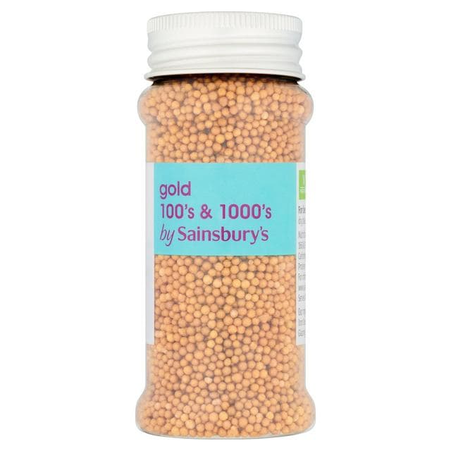 Sainsbury's Gold Hundreds & Thousands 80g - gallery image 1