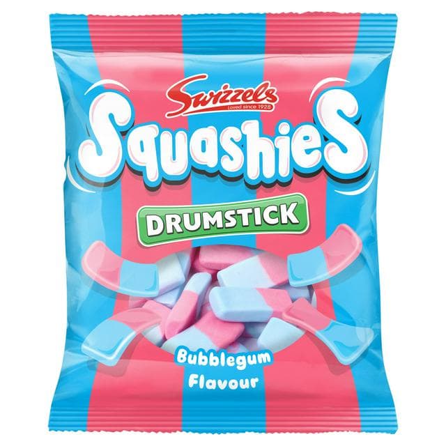 Swizzels Drumstick Squashies Bubblegum Flavour 140g - gallery image 1