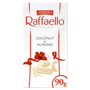 Ferrero Raffaello White Chocolate with Coconut & Almond Bar 90g