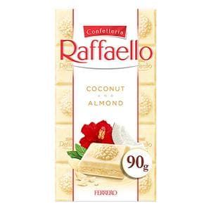 Ferrero Raffaello White Chocolate with Coconut & Almond Bar 90g