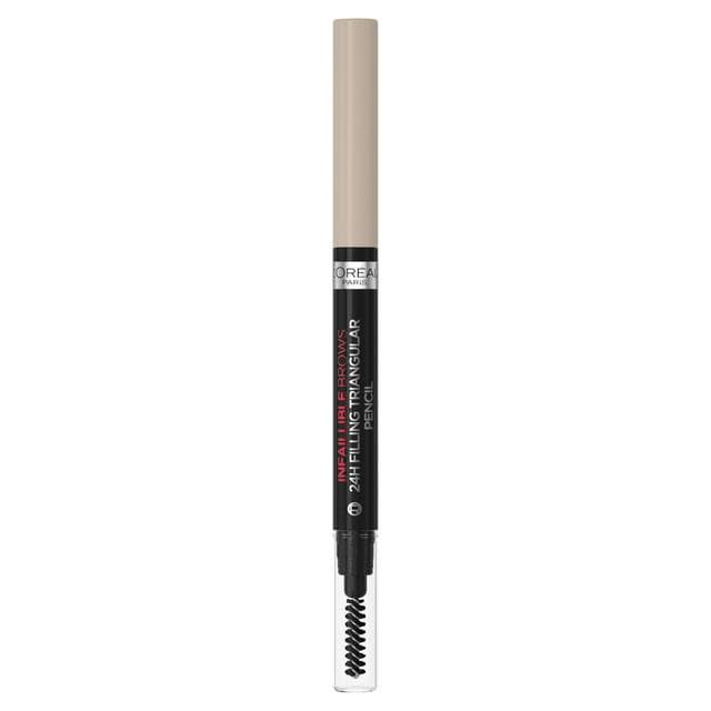 L'Oréal Paris Infallible 24H Brow Filling Triangular Pencil 8.0 Light Cool Blonde - gallery image 1