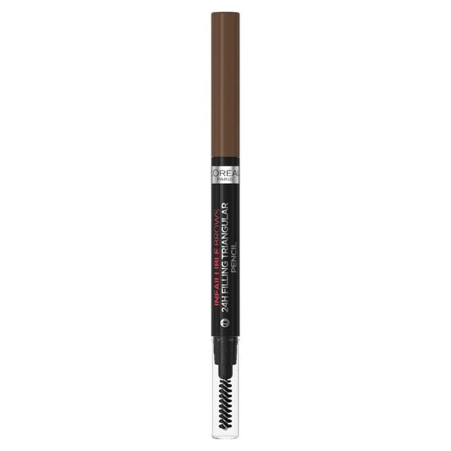 L'Oréal Paris Infallible 24H Brow Filling Triangular Pencil 5.0 Light Brunette - gallery image 1