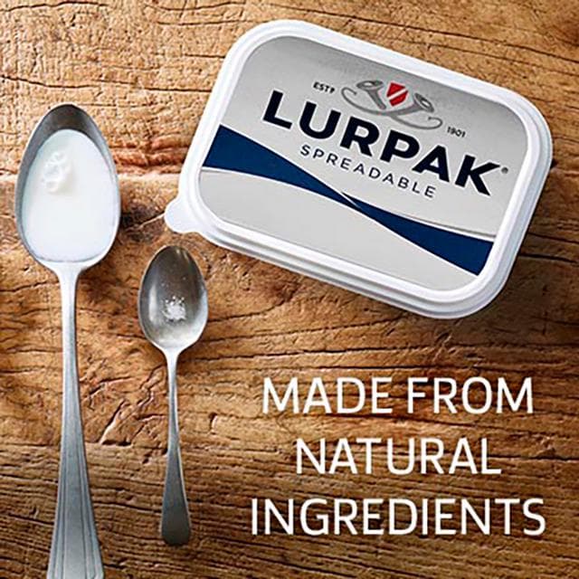 Lurpak Slightly Salted Spreadable Blend of Butter & Rapeseed Oil 400g - gallery image 2
