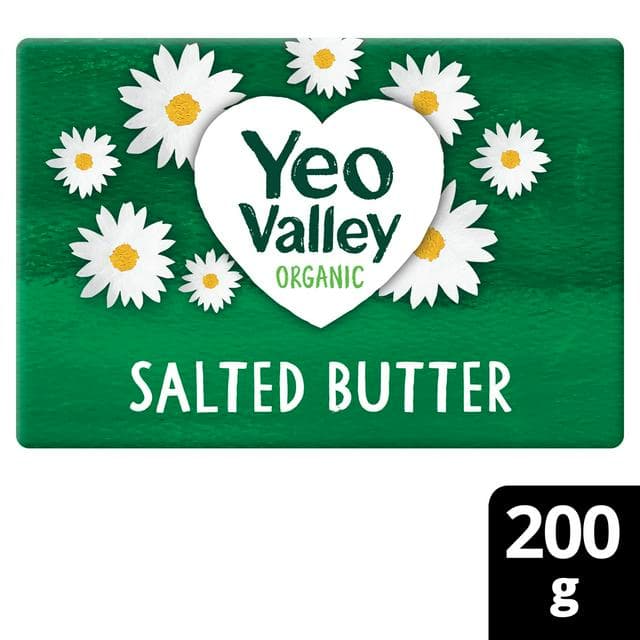Yeo Valley Organic Salted Butter 200g - gallery image 1