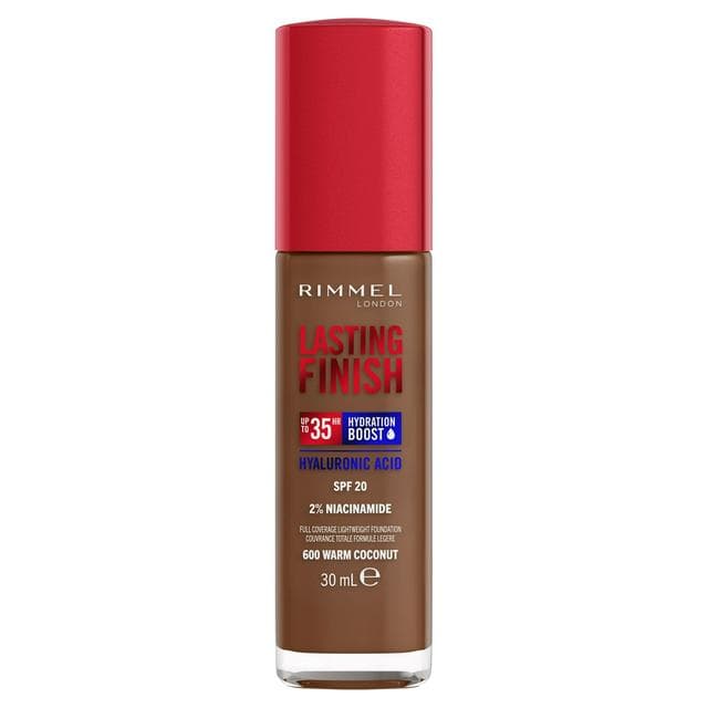 Rimmel London Lasting Finish 35 Hour Foundation 600 Warm Coconut - gallery image 1
