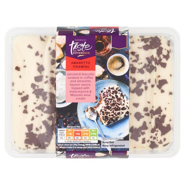 Sainsbury's Amaretto Tiramisu, Taste the Difference 400g - gallery image 1