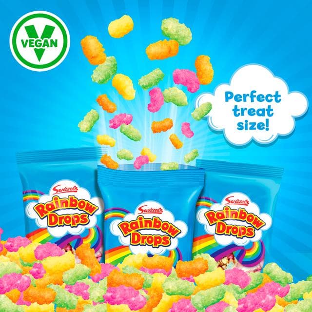 Swizzels Rainbow Drops Bags 96g x3 - gallery image 3