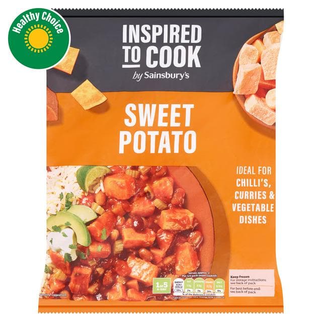 Sainsbury's Sweet Potato Chunks 600g - gallery image 1