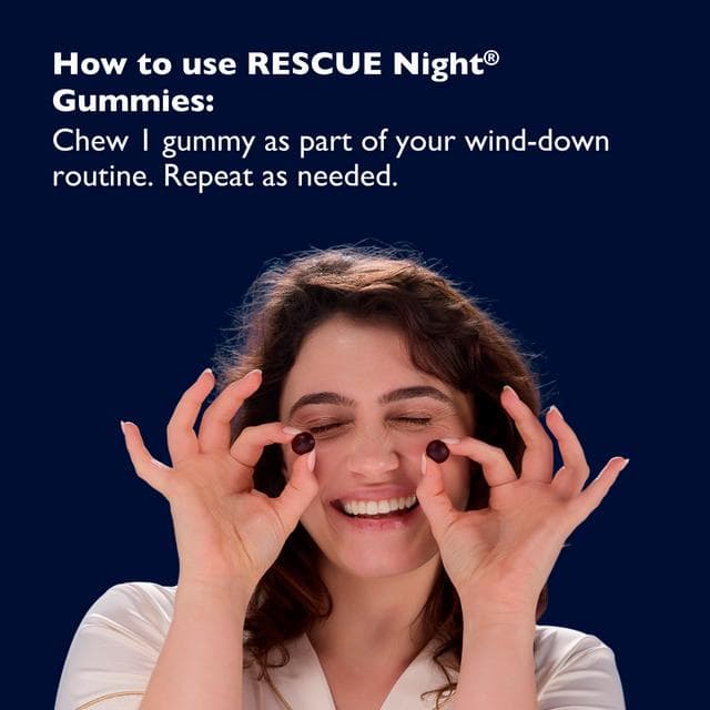 Bach Rescue Night Vegan Gummies Raspberry with Other Natural Flavours x60 - gallery image 3