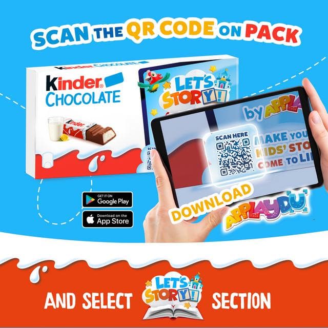 Kinder Small Multipack Chocolate Bars 4x2.5g - gallery image 5
