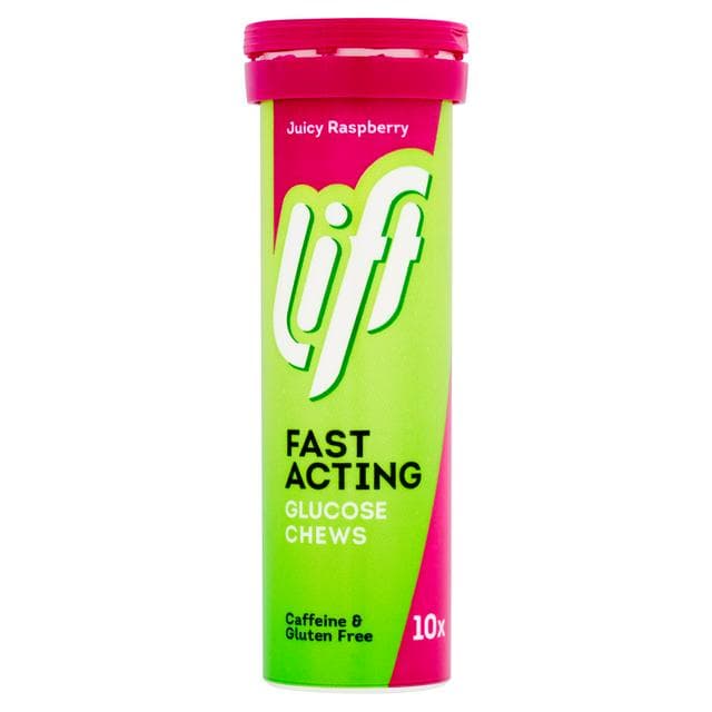 Lift Juicy Raspberry Fast Acting Glucose Chews x10 40g - gallery image 1