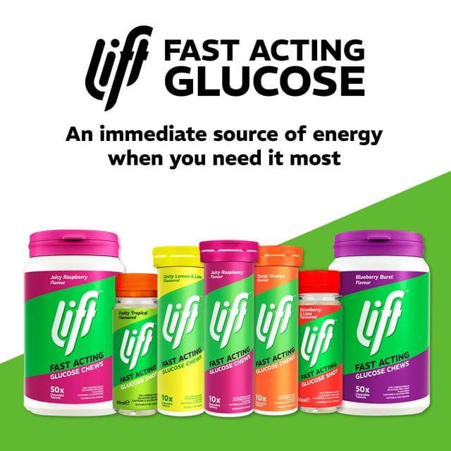 Lift Juicy Raspberry Fast Acting Glucose Chews x10 40g - gallery image 5