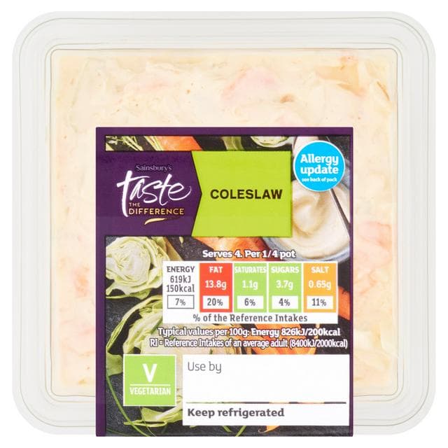 Sainsbury's Coleslaw, Taste the Difference 300g - gallery image 1