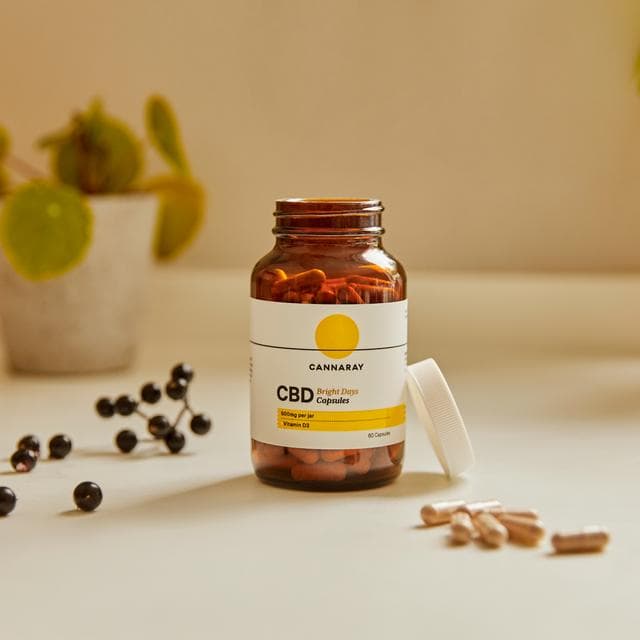 Cannaray Re Live CBD Bright Days Capsules x60 - gallery image 4