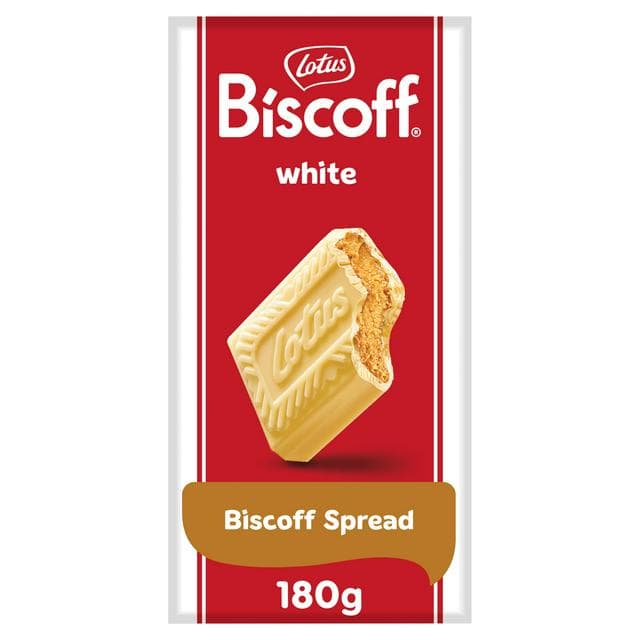 Lotus Biscoff White Chocolate with Biscoff Cream 180g - gallery image 1