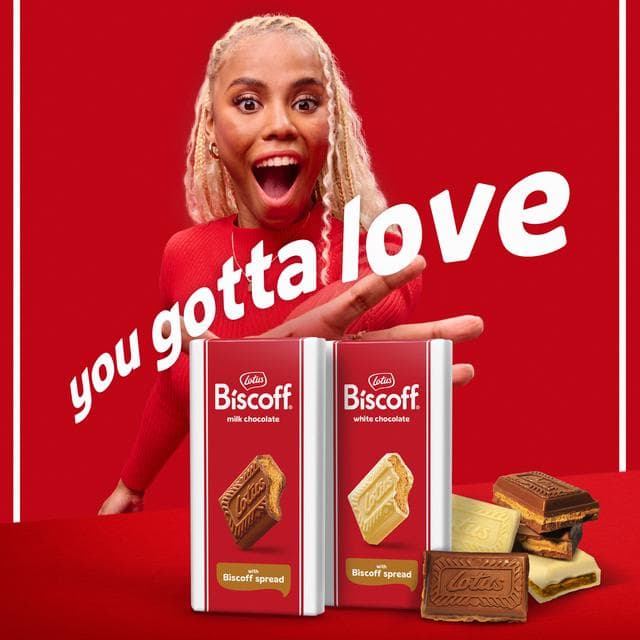Lotus Biscoff White Chocolate with Biscoff Cream 180g - gallery image 2
