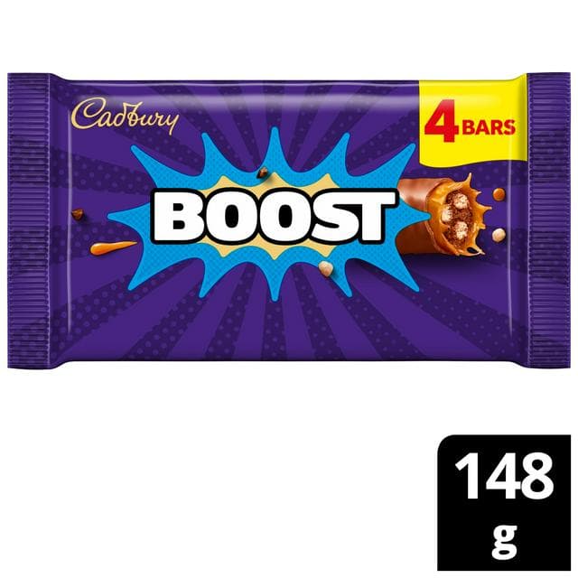 Cadbury Boost 4 x 37g Multipack Chocolate Bar - gallery image 1