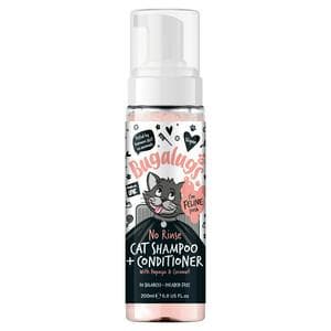 Bugalugs No Rinse Cat Shampoo + Conditioner with Papaya & Coconut 200ml