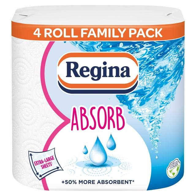 Regina Absorb Kitchen Towel Rolls x4 - gallery image 1