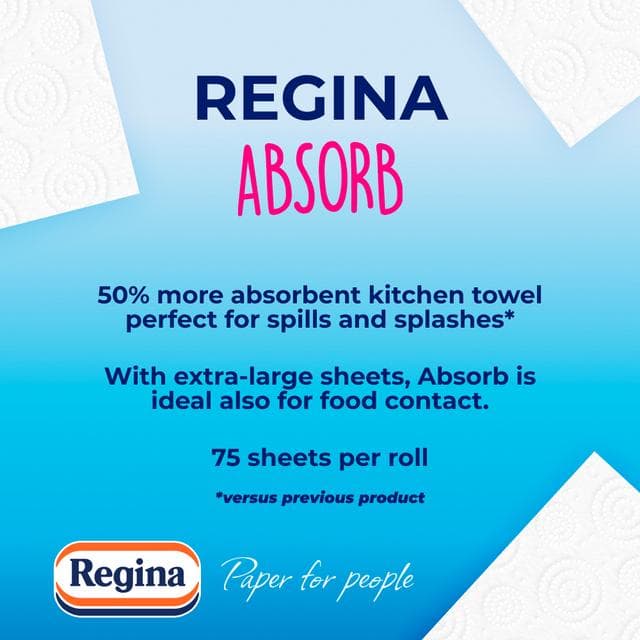Regina Absorb Kitchen Towel Rolls x4 - gallery image 2