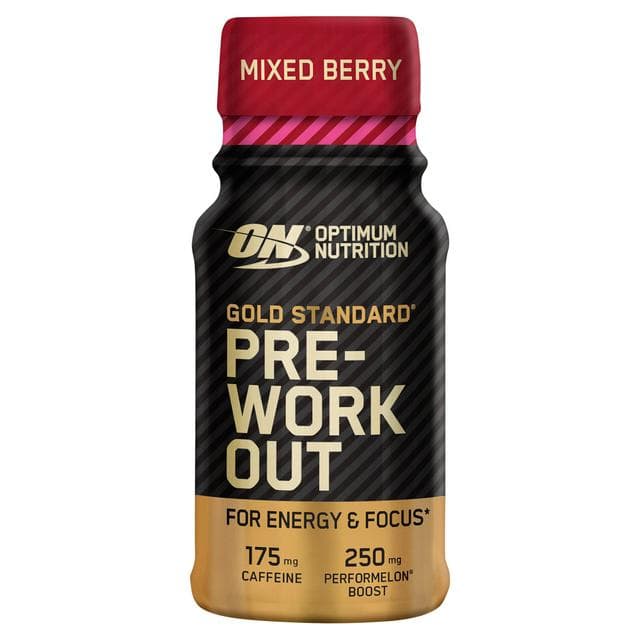 Optimum Nutrition Gold Standard Pre Workout Energy Shot Mixed Berry Flavour single serve 60ml - gallery image 1