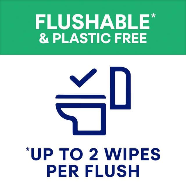 Andrex Ultimate Fresh Mega Flushable Odour Control Moist Toilet Tissue Wipes Single Pack 50% Extra Sheets x56 - gallery image 4