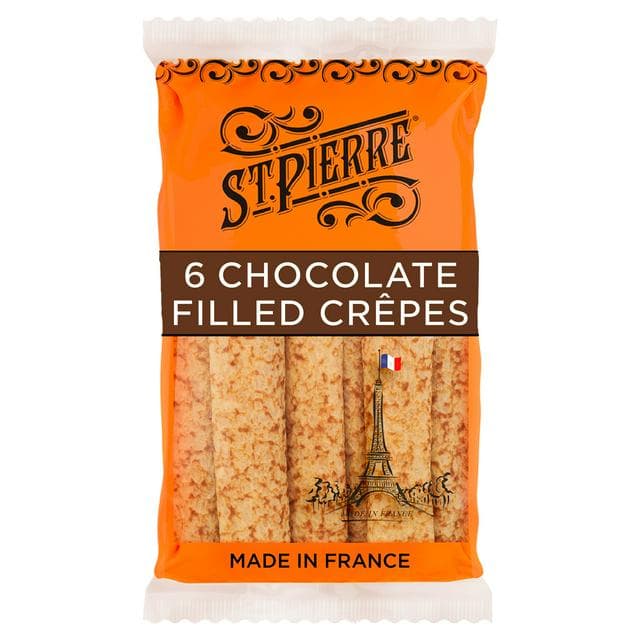 St Pierre Chocolate Filled Crepes x6 - gallery image 1