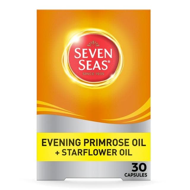 Seven Seas Essentials Evening Primrose Oil + Starflower Oil Capsules x30 1000mg - gallery image 1