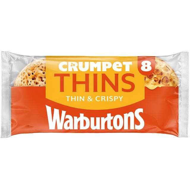 Warburtons Crumpet Thins x8 - gallery image 2