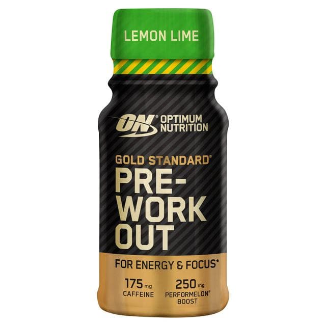 Optimum Nutrition Gold Standard Pre Workout Energy Shot Lemon Lime Flavour single serve 60ml - gallery image 1