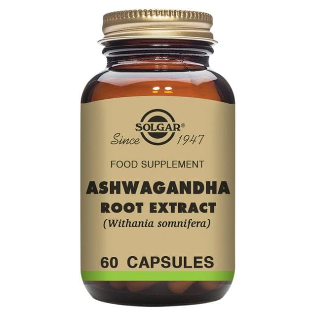 Solgar Food Supplement Ashwagandha Root Extract Vegetable Capsules x60 - gallery image 1
