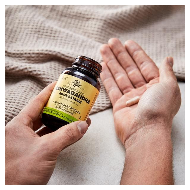 Solgar Food Supplement Ashwagandha Root Extract Vegetable Capsules x60 - gallery image 5