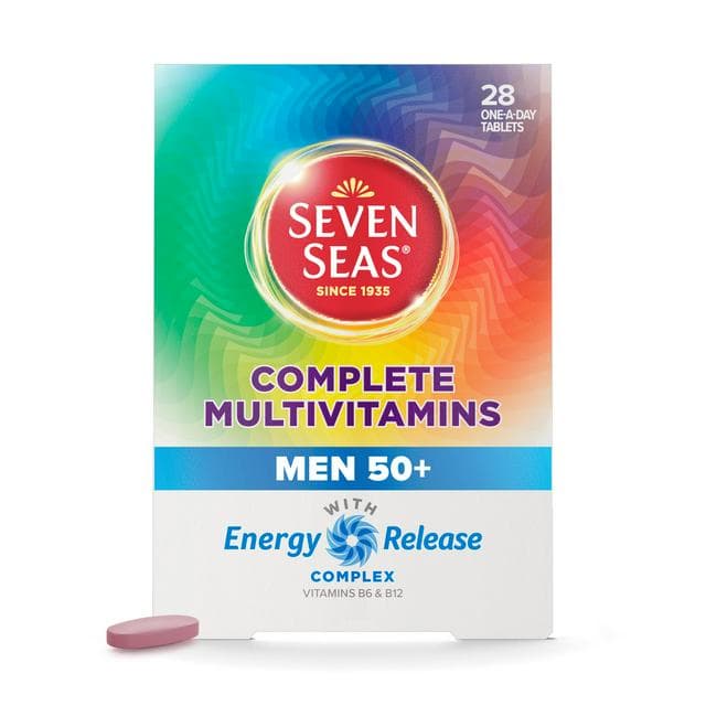 Seven Seas Complete Multivitamins Men 50+ One a Day Tablets x28 - gallery image 1