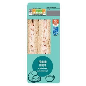 Sainsbury's Prawn Mayo on Malted Bread Sandwich