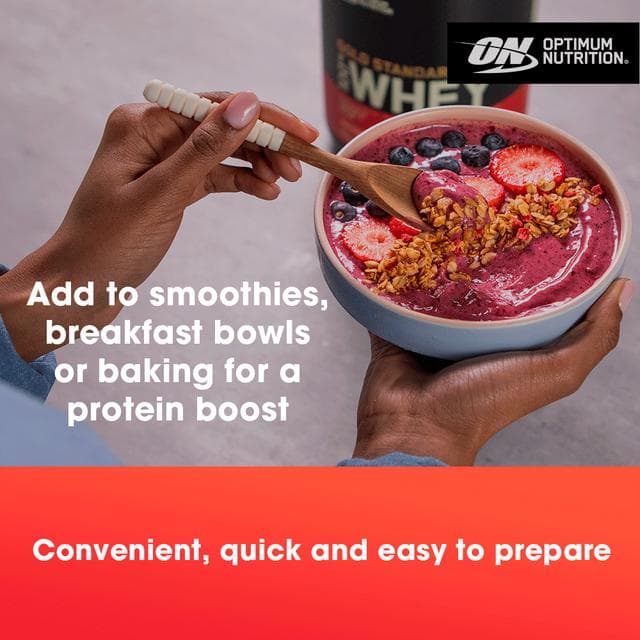 Optimum Nutrition Gold Standard Whey Protein Powder Delicious Strawberry Flavour 15 servings 450g - gallery image 6