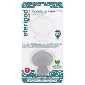 Steripod Peppermint Toothbrush Protector x2