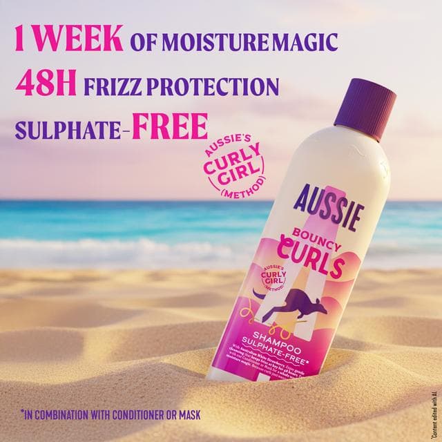 Aussie Bouncy Curls Jojoba Macadamia Nut & Coconut Oils Hydrating Shampoo For Wavy & Curly Hair - gallery image 6
