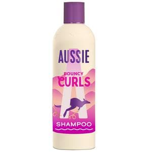 Aussie Bouncy Curls Jojoba Macadamia Nut & Coconut Oils Hydrating Shampoo For Wavy & Curly Hair