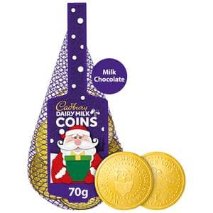 Cadbury Dairy Milk 70g Chocolate Coins