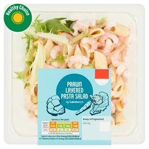 Sainsbury's 300g Prawn Layered Pasta Salad