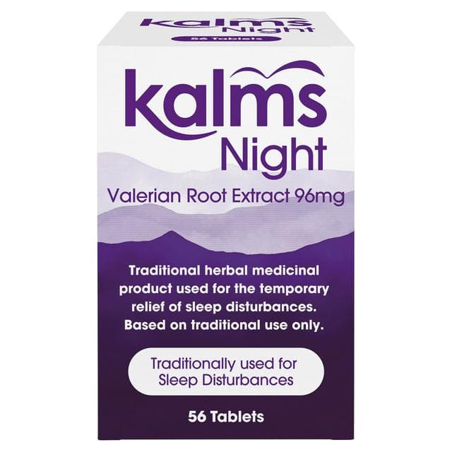 Kalms Night Valerian Root Extract Tablets x56 96mg - gallery image 1