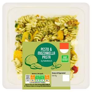 Sainsbury's 225g Pesto & Mozzarella Pasta