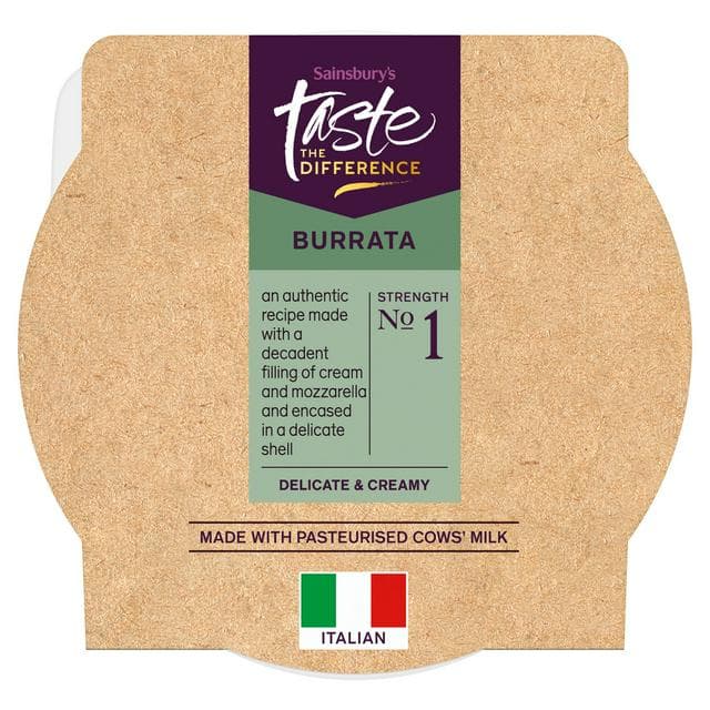 Sainsbury's Italian Burrata, Taste the Difference 150g - gallery image 1