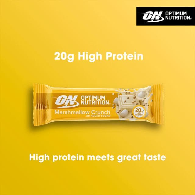 Optimum Nutrition Protein Bar Marshmallow Crunch Flavour single serve 65g - gallery image 2