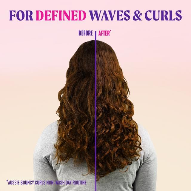 Aussie Bouncy Curls Jojoba Macadamia Nut & Coconut Oils Conditioner For Wavy & Curly Hair - gallery image 2