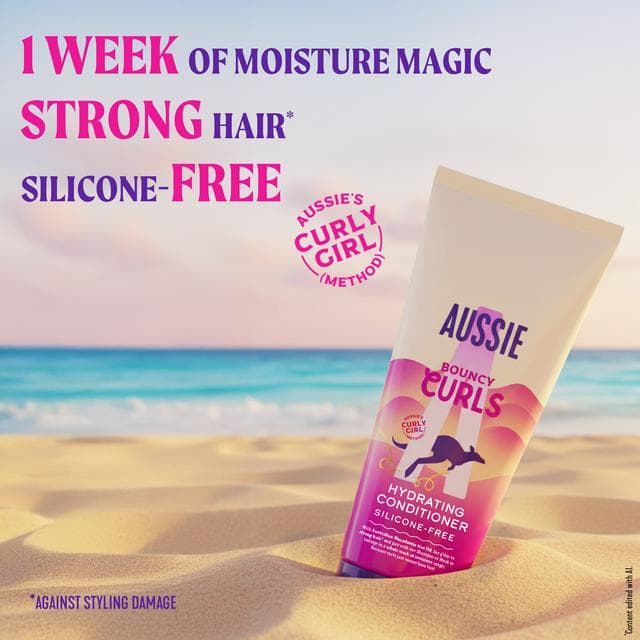 Aussie Bouncy Curls Jojoba Macadamia Nut & Coconut Oils Conditioner For Wavy & Curly Hair - gallery image 6