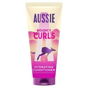 Aussie Bouncy Curls Jojoba Macadamia Nut & Coconut Oils Conditioner For Wavy & Curly Hair